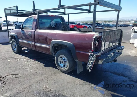 2001 GMC Sierra 2500 Sle из США, поврежденный, VIN 1GTGC24U11Z188300